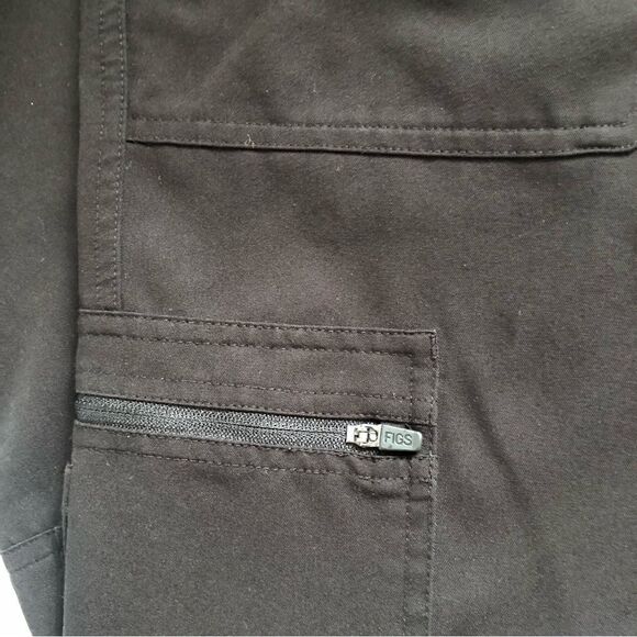 Figs Technical Collection Cairo Cargo Scrub Black Size XL Reg Length - Picture 14 of 14